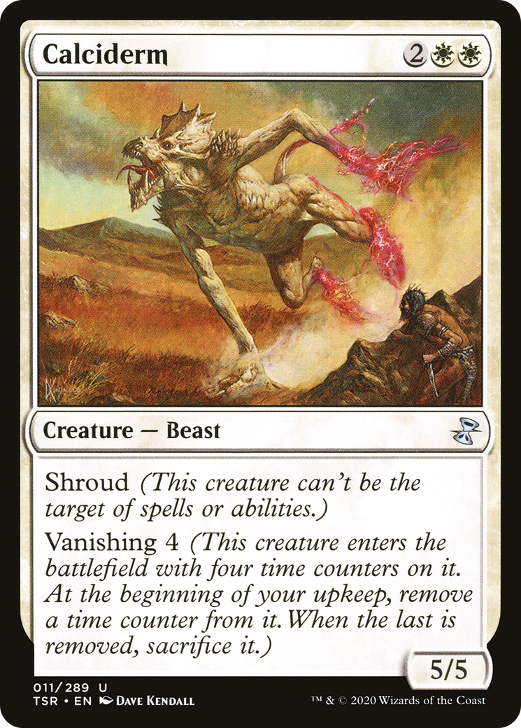 Calciderm (TSR-011) [Time Spiral Remastered] Foil MTG Single Wizards of the Coast