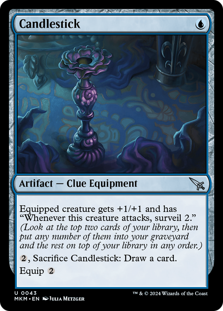 Candlestick (MKM-043) [Murders at Karlov Manor] Foil MTG Single Wizards of the Coast