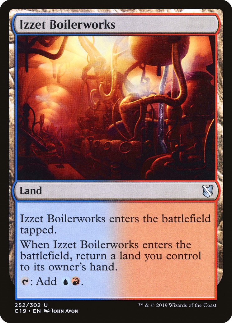 Izzet Boilerworks (C19-252) [Commander 2019] MTG Single Wizards of the Coast