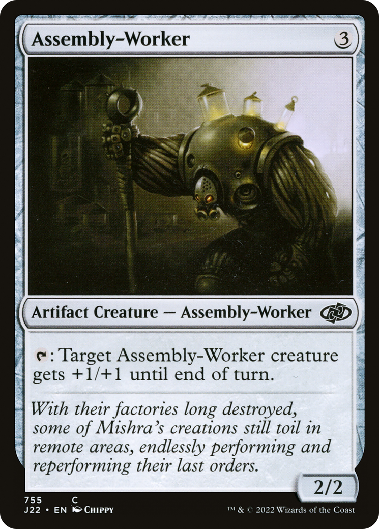 Assembly-Worker (J22-755) [Jumpstart 2022] MTG Single Wizards of the Coast