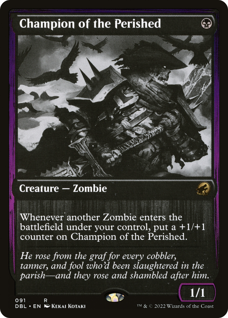 Champion of the Perished (DBL-091) [Innistrad: Double Feature] MTG Single Wizards of the Coast