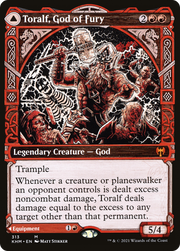 Toralf, God of Fury (KHM-313) [Kaldheim] (Showcase) MTG Single Wizards of the Coast