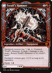 Toralf, God of Fury (KHM-313) [Kaldheim] (Showcase) Foil MTG Single Wizards of the Coast