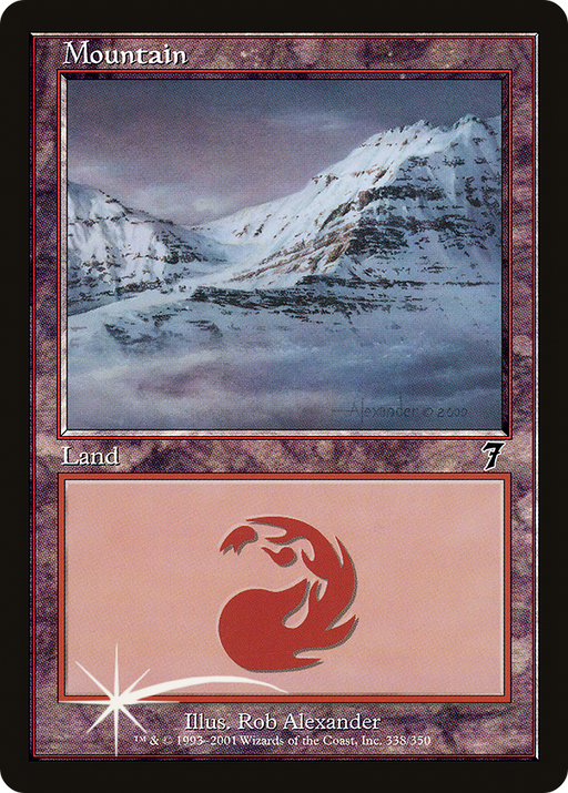 Mountain (338) (7ED-338) [7th Edition] MTG Single Wizards of the Coast