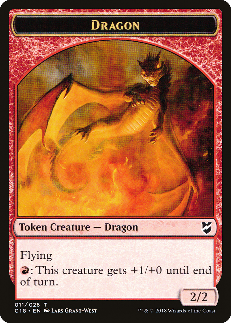 Dragon (TC18-011) [Tokens] Commander 2018 Tokens MTG Single Wizards of the Coast