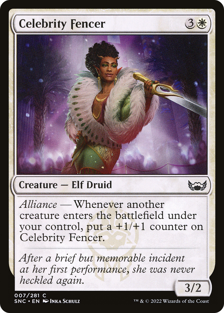 Celebrity Fencer (SNC-007) [Streets of New Capenna] Foil MTG Single Wizards of the Coast