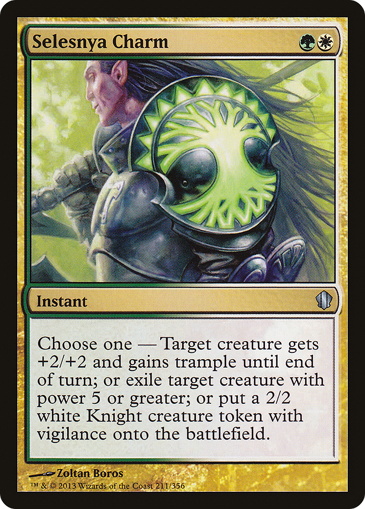 Selesnya Charm (C13-211) [Commander 2013] MTG Single Wizards of the Coast
