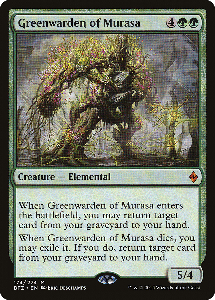 Greenwarden of Murasa [Battle for Zendikar] MTG Single Magic: The Gathering