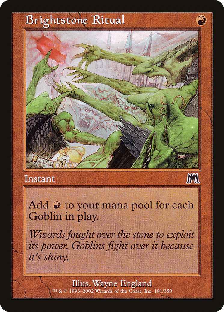Brightstone Ritual (ONS-191) [Onslaught] Foil MTG Single Wizards of the Coast