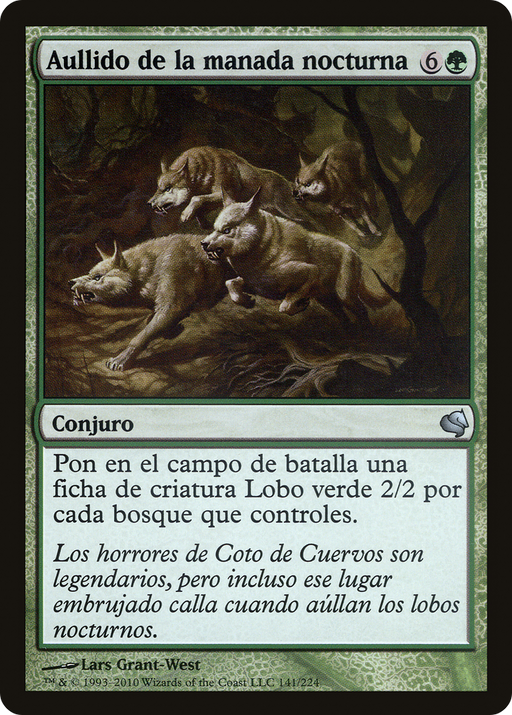 Howl of the Night Pack (Spanish) - "Aullido de la manada nocturna" (PS11-141) [Misc] Salvat 2011 MTG Single Wizards of the Coast