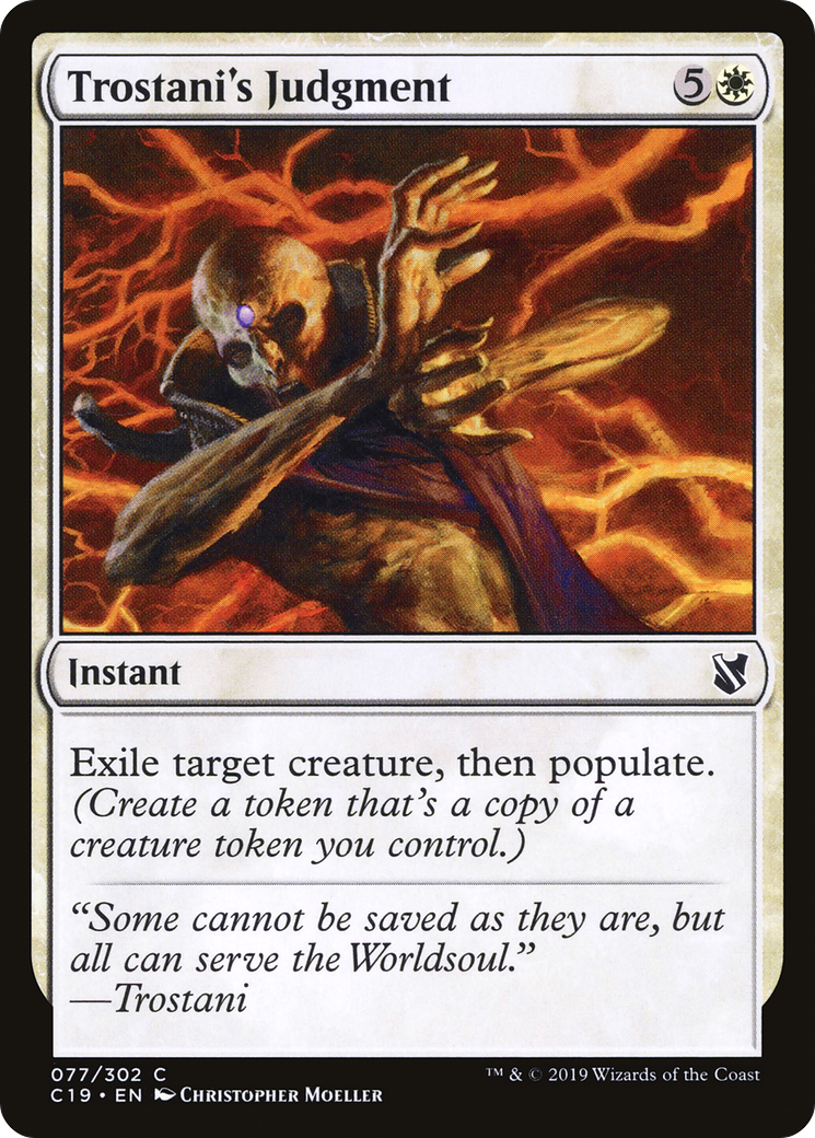 Trostani's Judgment (C19-077) [Commander 2019] MTG Single Wizards of the Coast