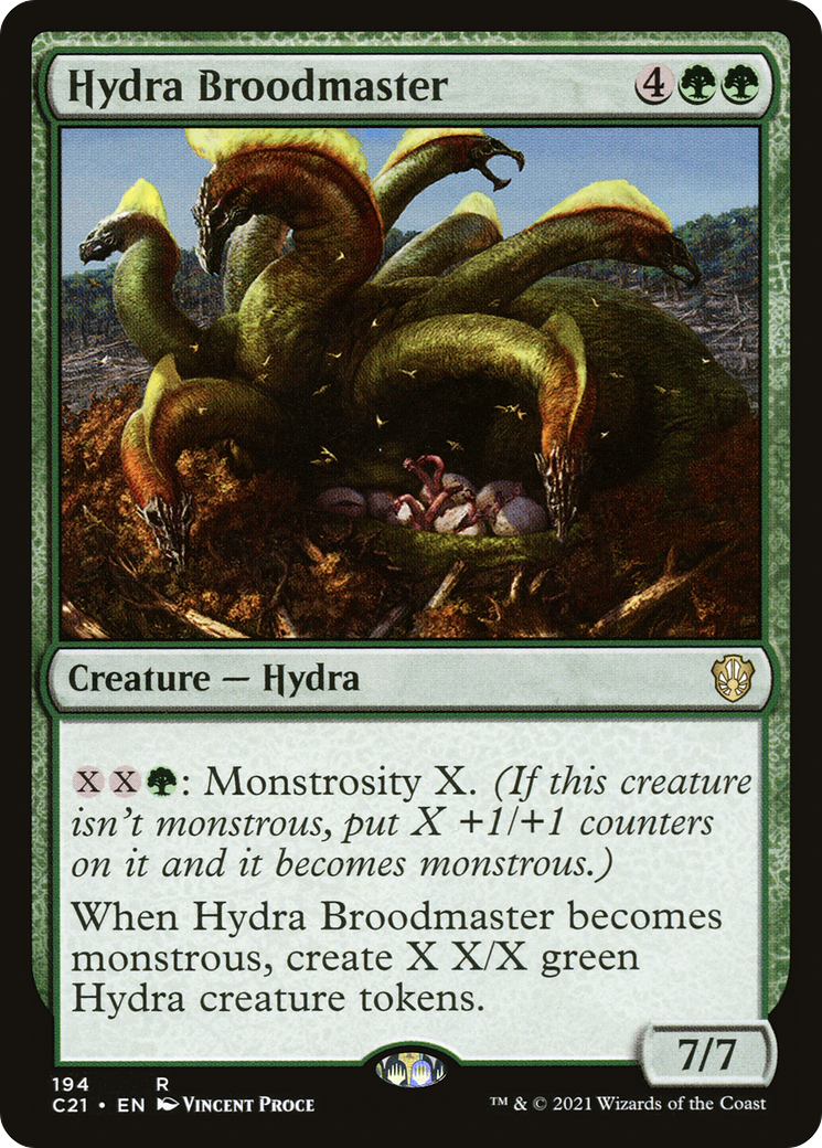 Hydra Broodmaster (C21-194) [Commander 2021] MTG Single Wizards of the Coast