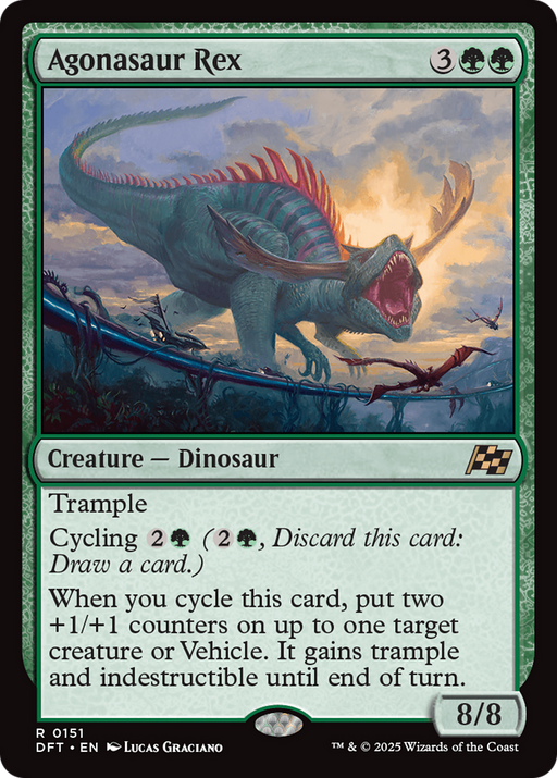 Agonasaur Rex (DFT-151) [Aetherdrift] MTG Single Wizards of the Coast