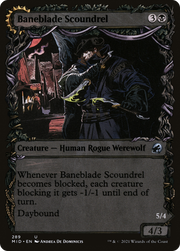 Baneblade Scoundrel (MID-289) [Innistrad: Midnight Hunt] (Showcase) MTG Single Wizards of the Coast