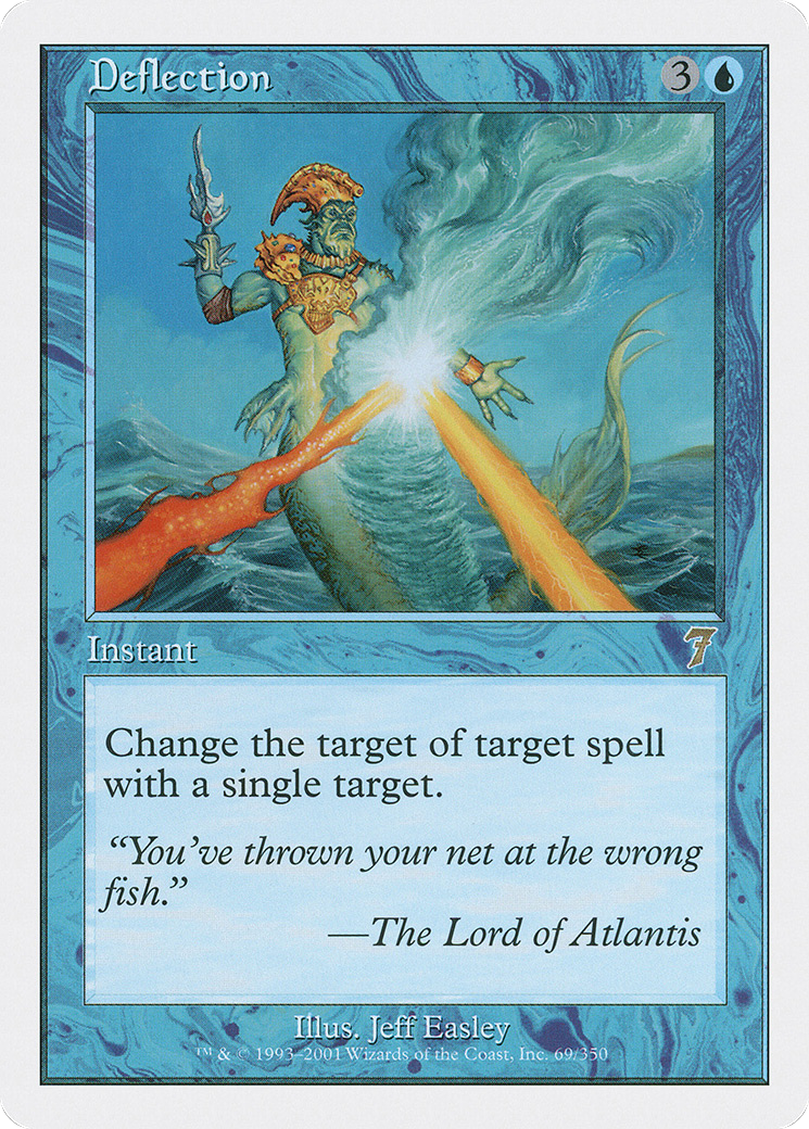 Deflection (7ED-069) [7th Edition] MTG Single Wizards of the Coast