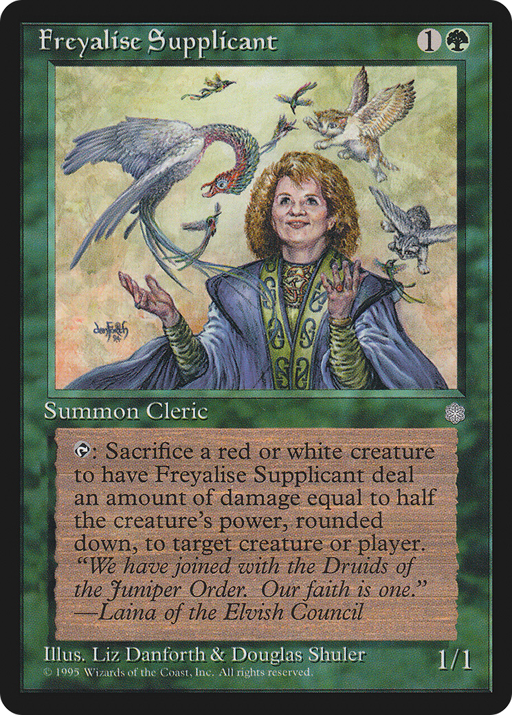 Freyalise Supplicant (ICE-239) [Ice Age] MTG Single Wizards of the Coast