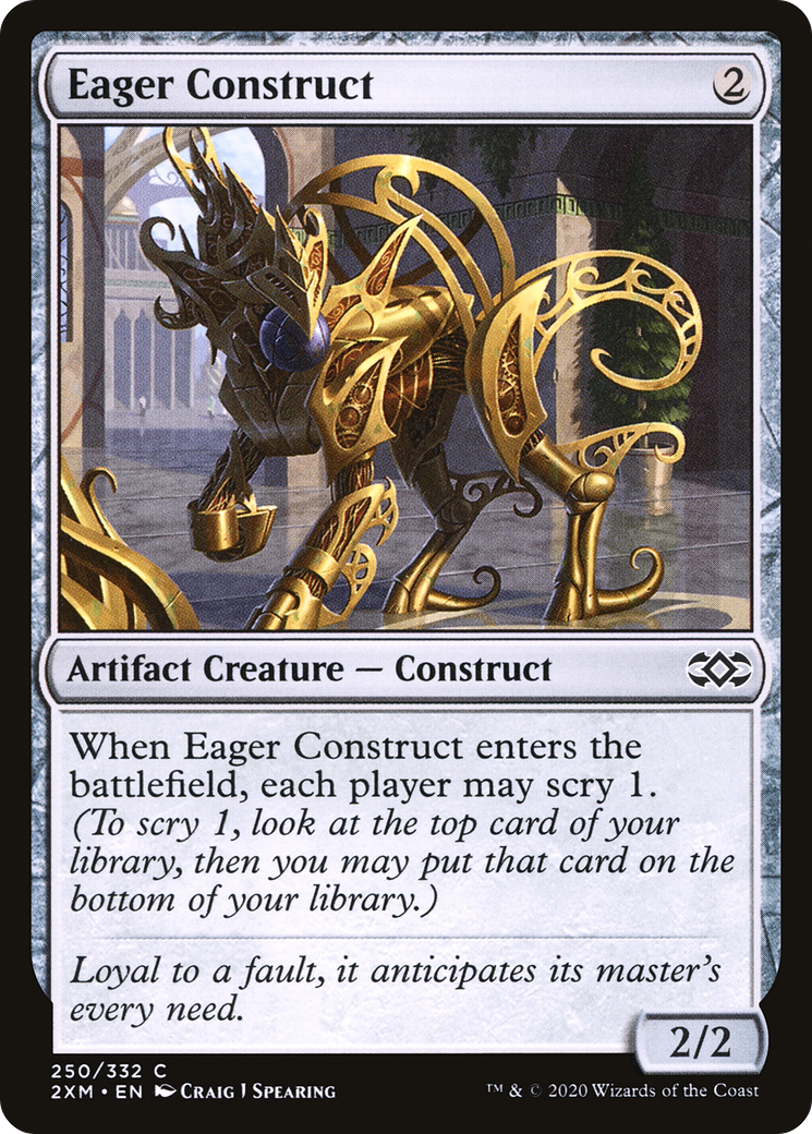 Eager Construct (2XM-250) [Double Masters] MTG Single Wizards of the Coast