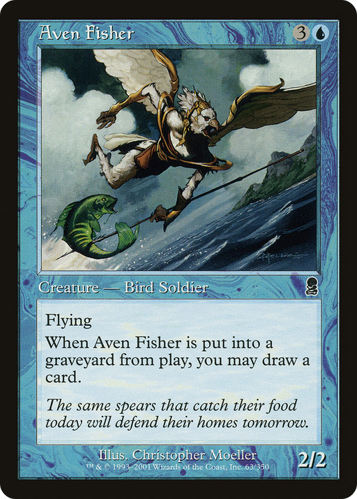 Aven Fisher (ODY-063) [Odyssey] MTG Single Wizards of the Coast