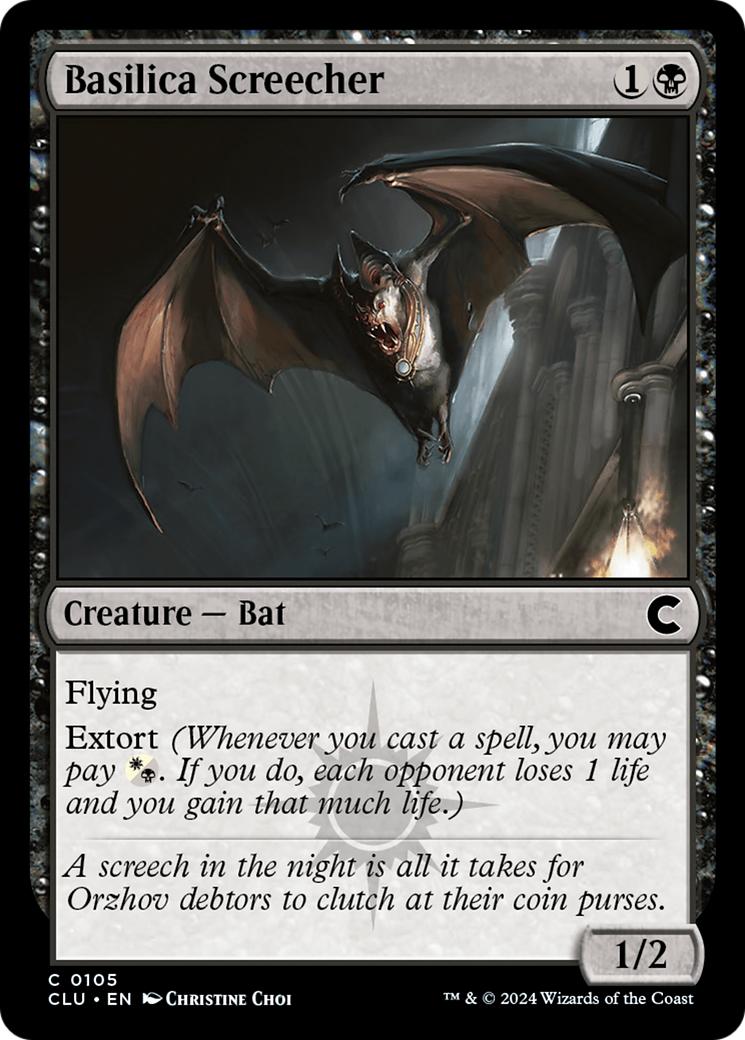 Basilica Screecher (CLU-105) [Ravnica: Clue Edition] MTG Single Wizards of the Coast