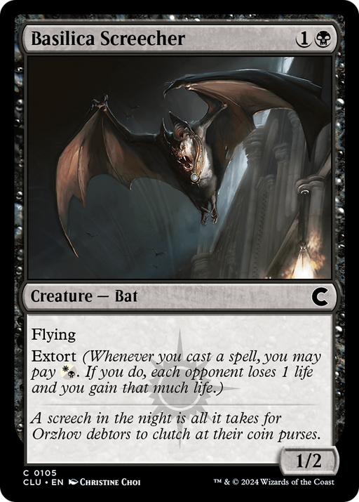 Basilica Screecher (CLU-105) [Ravnica: Clue Edition] MTG Single Wizards of the Coast