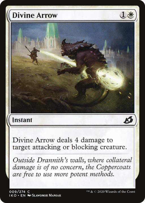 Divine Arrow (IKO-009) [Ikoria: Lair of Behemoths] MTG Single Wizards of the Coast