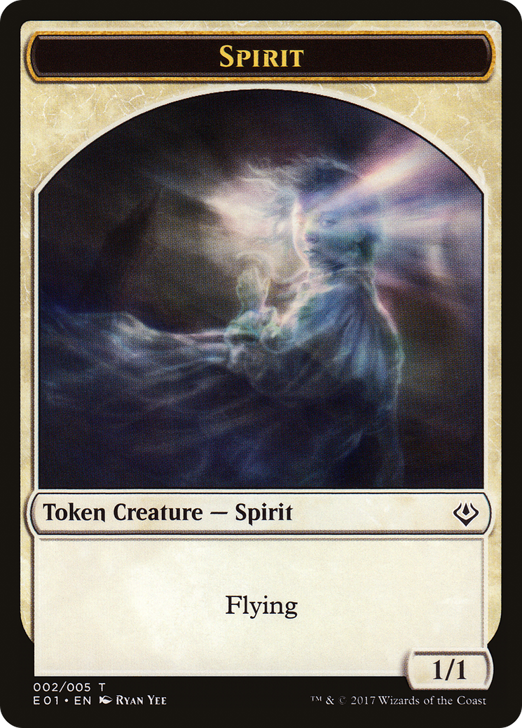 Spirit // Soldier Double-Sided Token [Archenemy: Nicol Bolas Tokens] MTG Single Magic: The Gathering