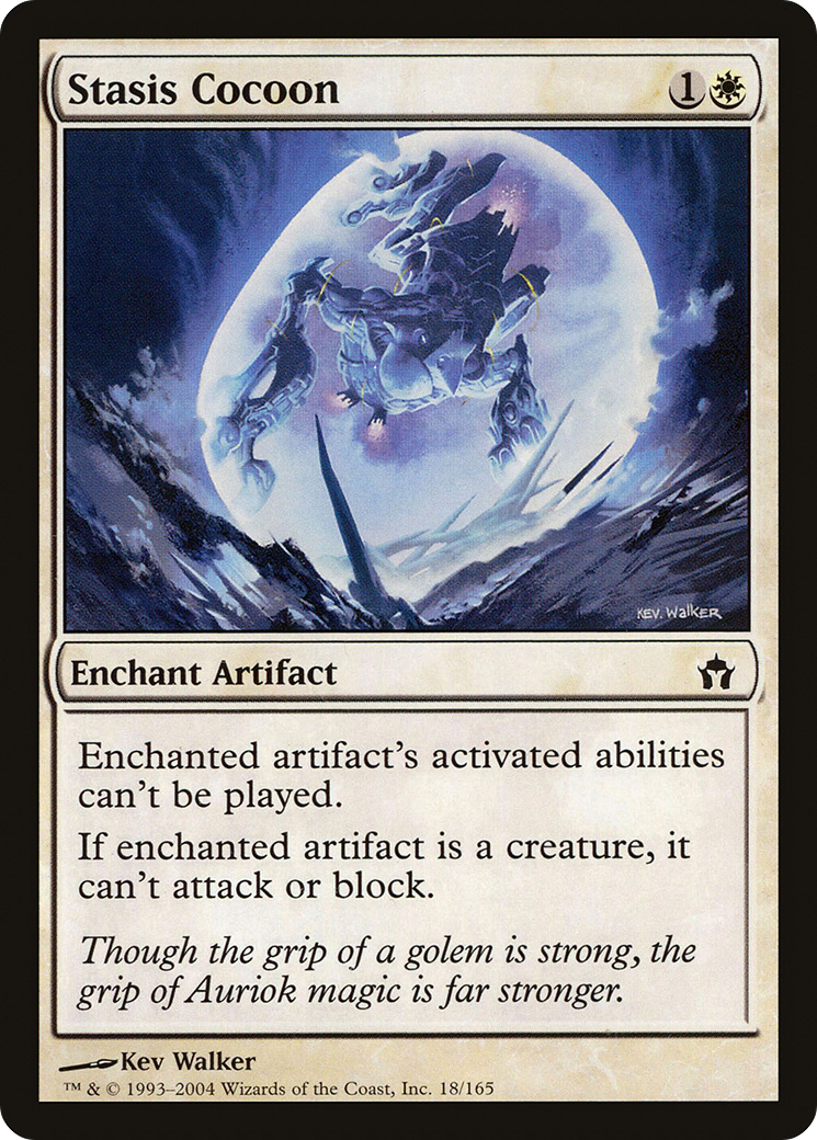 Stasis Cocoon (5DN-018) [Fifth Dawn] Foil MTG Single Wizards of the Coast