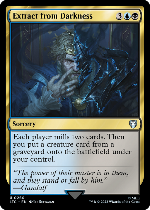 Extract from Darkness (LTC-266) [Tales of Middle-earth Commander] MTG Single Wizards of the Coast