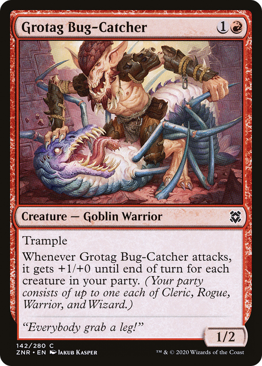 Grotag Bug-Catcher (ZNR-142) [Zendikar Rising] MTG Single Wizards of the Coast