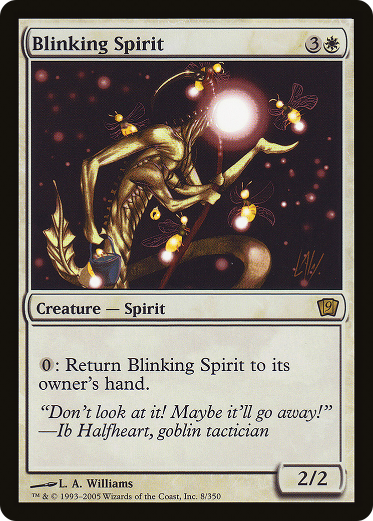 Blinking Spirit (9ED-008) [9th Edition] MTG Single Wizards of the Coast