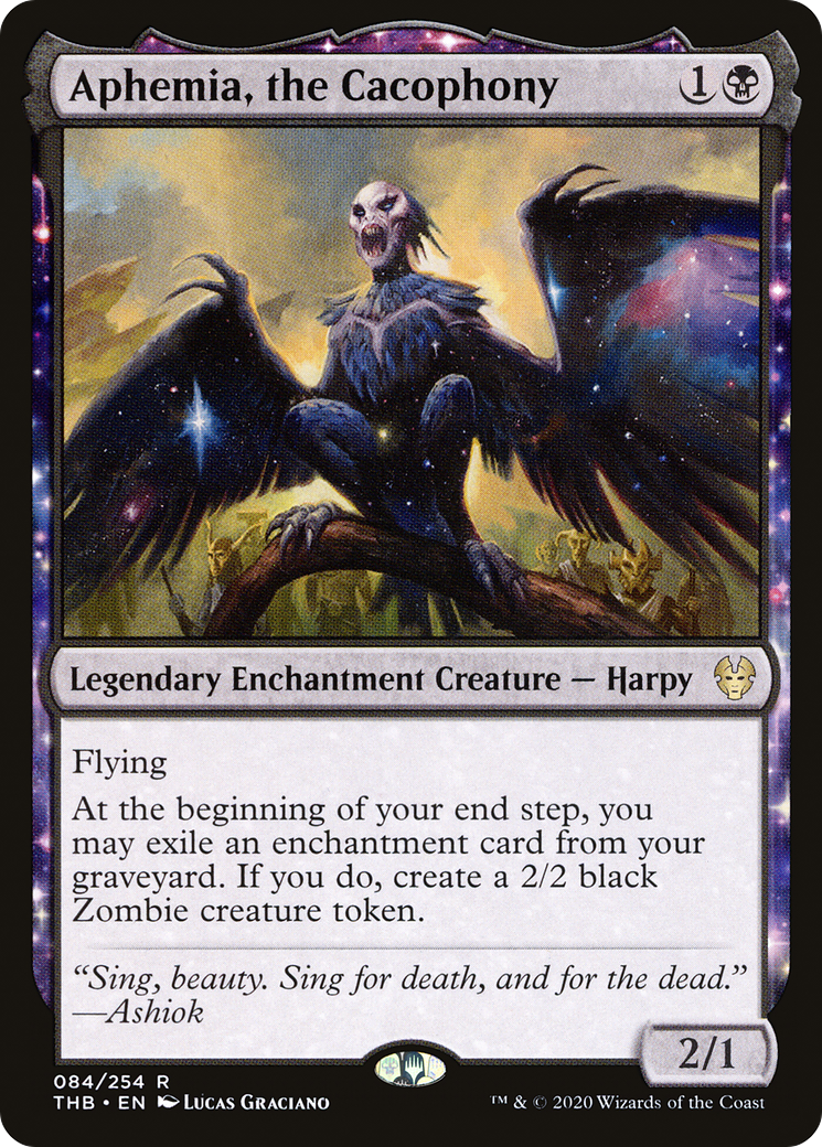 Aphemia, the Cacophony (THB-084) [Theros Beyond Death] Foil MTG Single Wizards of the Coast