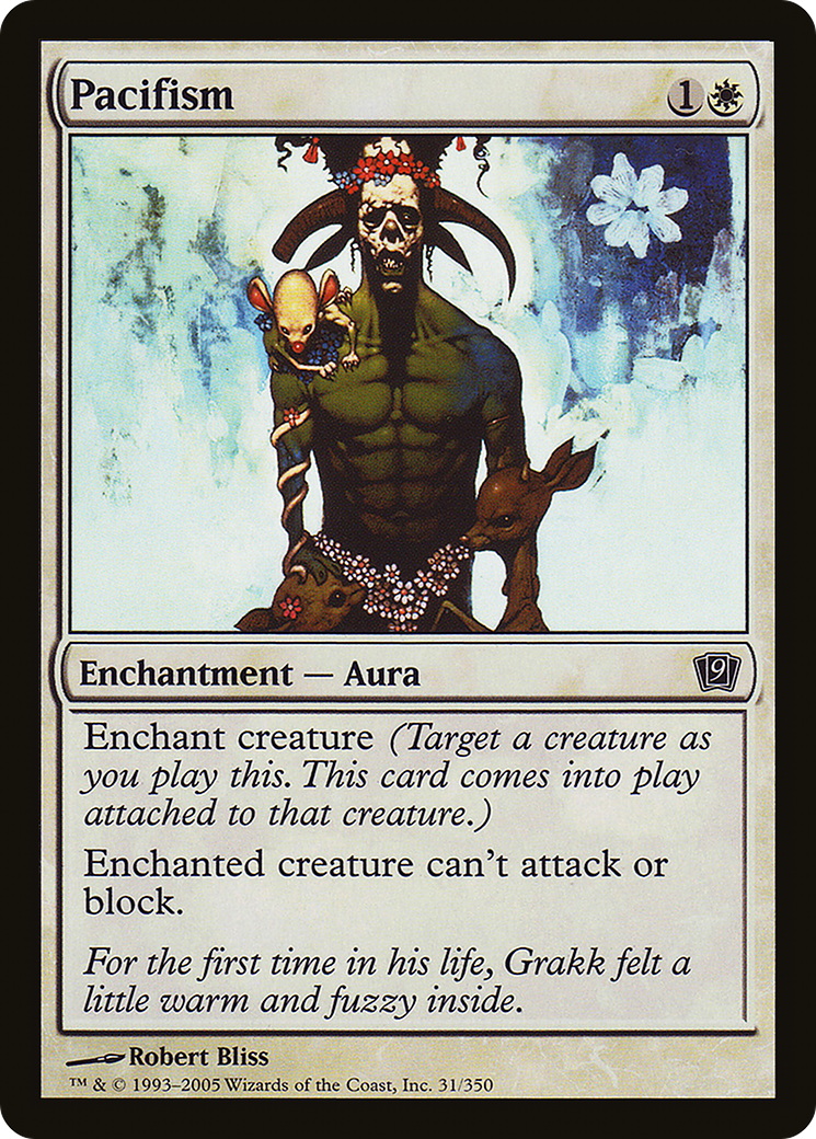 Pacifism (9ED-031) [9th Edition] MTG Single Wizards of the Coast