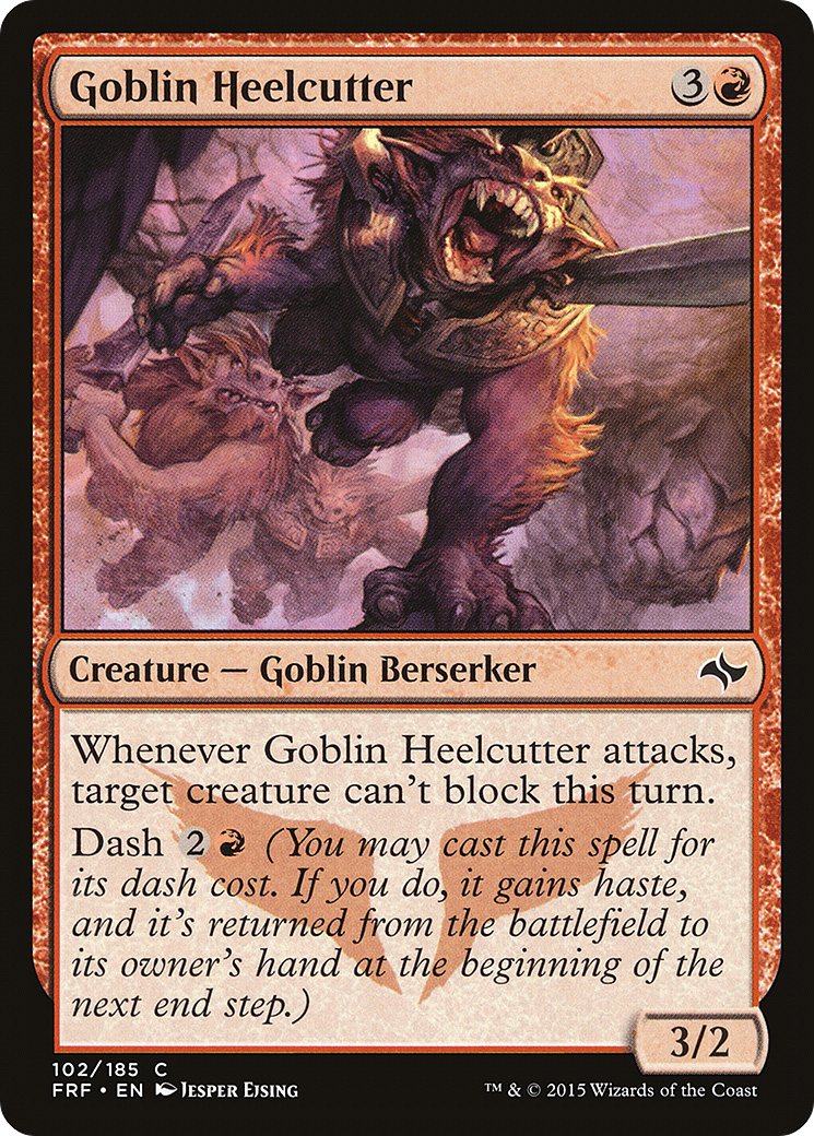 Goblin Heelcutter (FRF-102) [Fate Reforged] MTG Single Wizards of the Coast