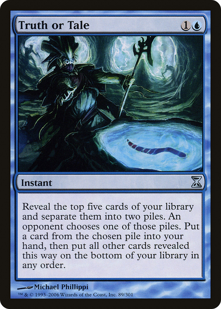 Truth or Tale (TSP-089) [Time Spiral] MTG Single Wizards of the Coast