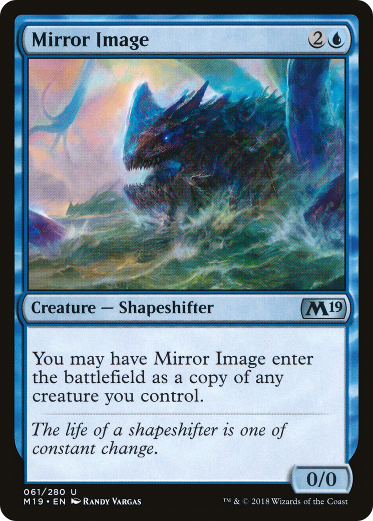 Mirror Image (M19-061) [Core Set 2019] Foil MTG Single Wizards of the Coast