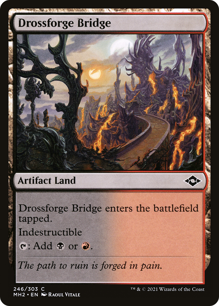 Drossforge Bridge (MH2-246) [Modern Horizons 2] MTG Single Wizards of the Coast