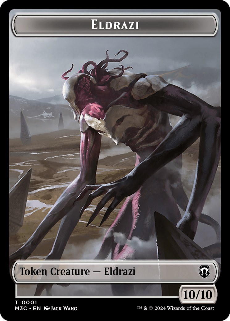 Eldrazi // Spirit Double-Sided Token [Modern Horizons 3 Commander Tokens] MTG Single Magic: The Gathering   