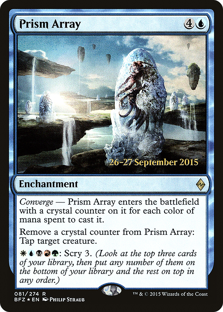 Prism Array (PRE-081) [Battle for Zendikar Promos] Foil MTG Single Wizards of the Coast