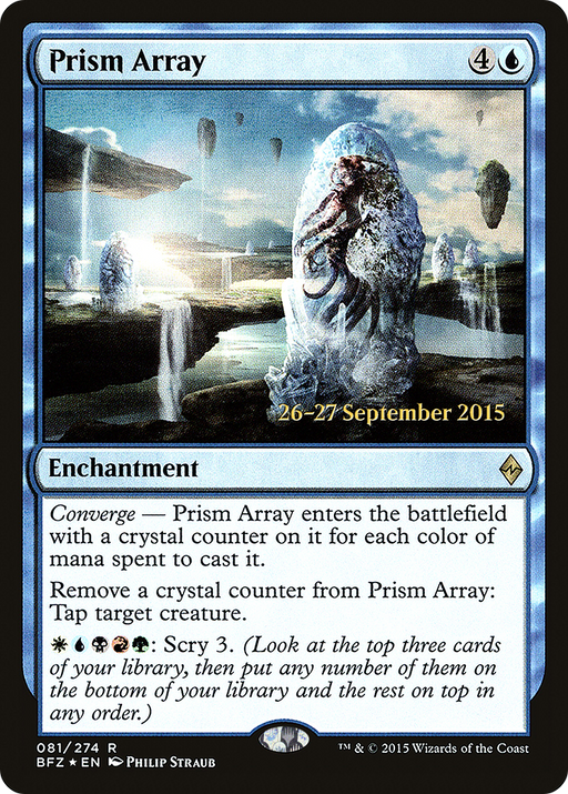 Prism Array (PRE-081) [Battle for Zendikar Promos] Foil MTG Single Wizards of the Coast