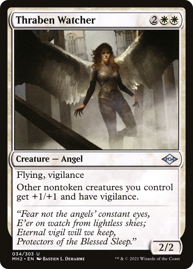 Thraben Watcher (MH2-034) [Modern Horizons 2] Foil MTG Single Modern Horizons 2