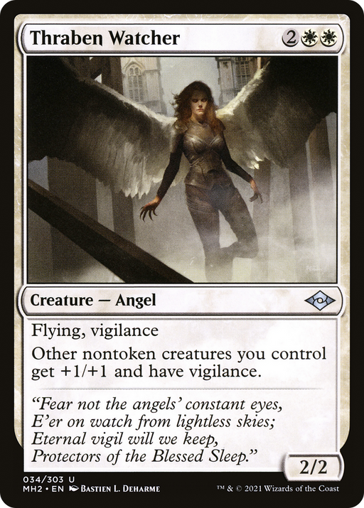 Thraben Watcher (MH2-034) [Modern Horizons 2] Foil MTG Single Modern Horizons 2