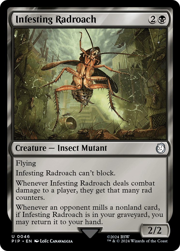 Infesting Radroach (PIP-046) [Fallout] MTG Single Wizards of the Coast
