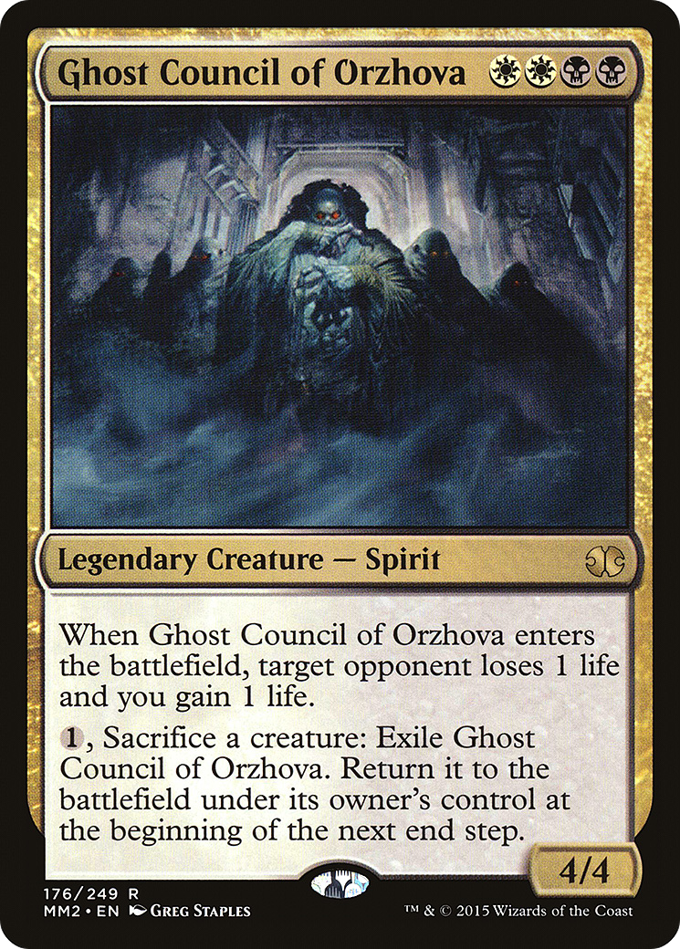 Ghost Council of Orzhova (MM2-176) [Modern Masters 2015] MTG Single Modern Masters 2015