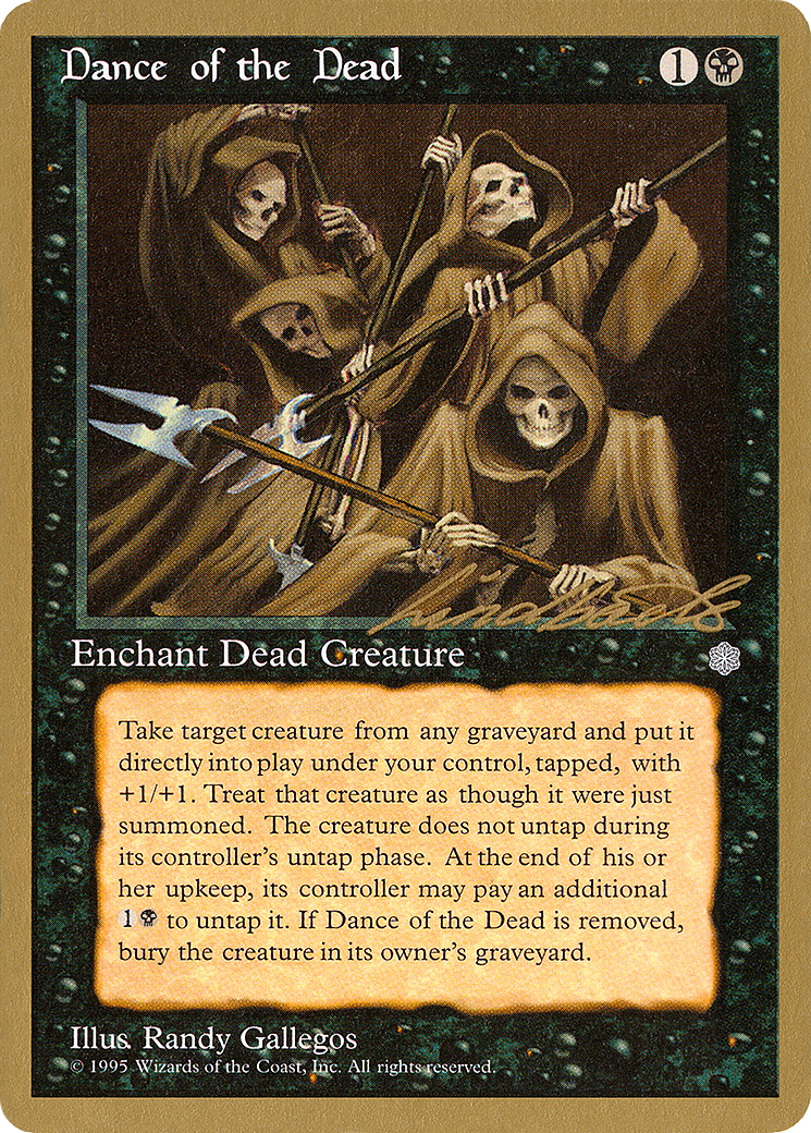 Dance of the Dead - 1996 Leon Lindback (ICE) (WCD-) [Misc] Pro Tour Collector Set MTG Single Wizards of the Coast