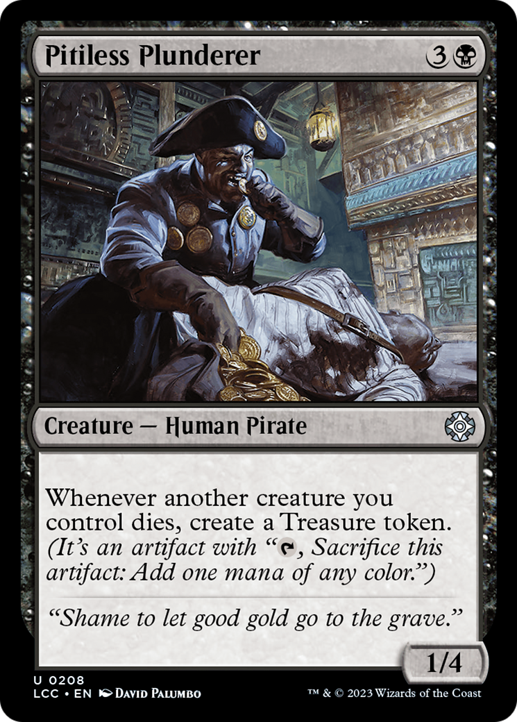 Pitiless Plunderer (LCC-208) [The Lost Caverns of Ixalan Commander] MTG Single Wizards of the Coast