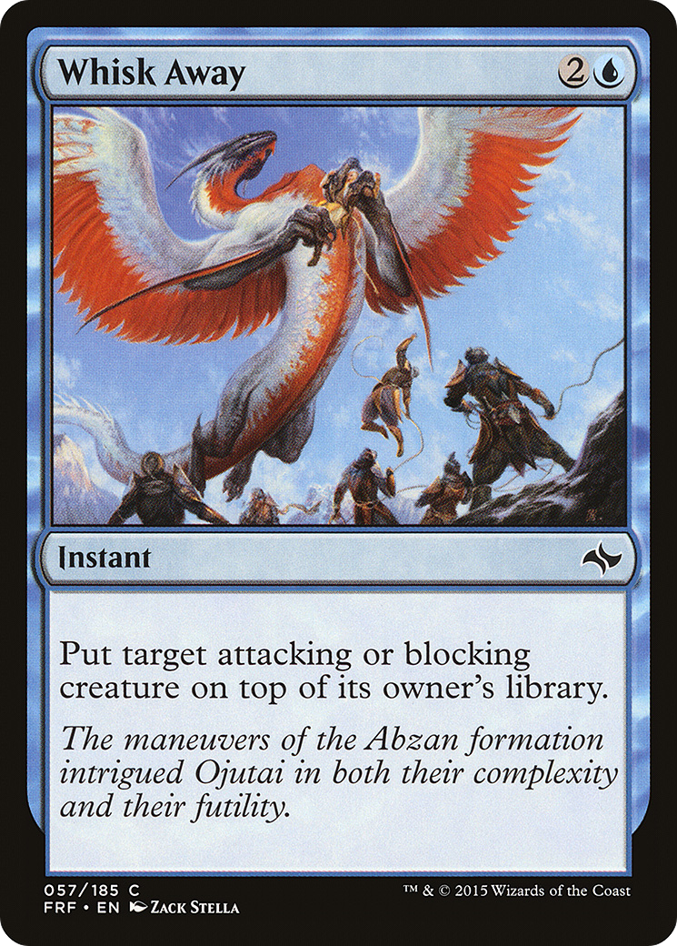 Whisk Away (FRF-057) [Fate Reforged] Foil MTG Single Wizards of the Coast