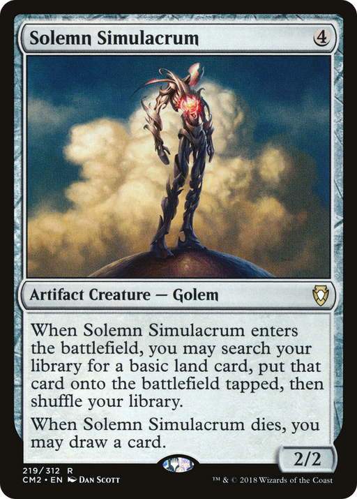 Solemn Simulacrum (219) (CM2-219) [Commander Anthology Volume II] MTG Single Wizards of the Coast