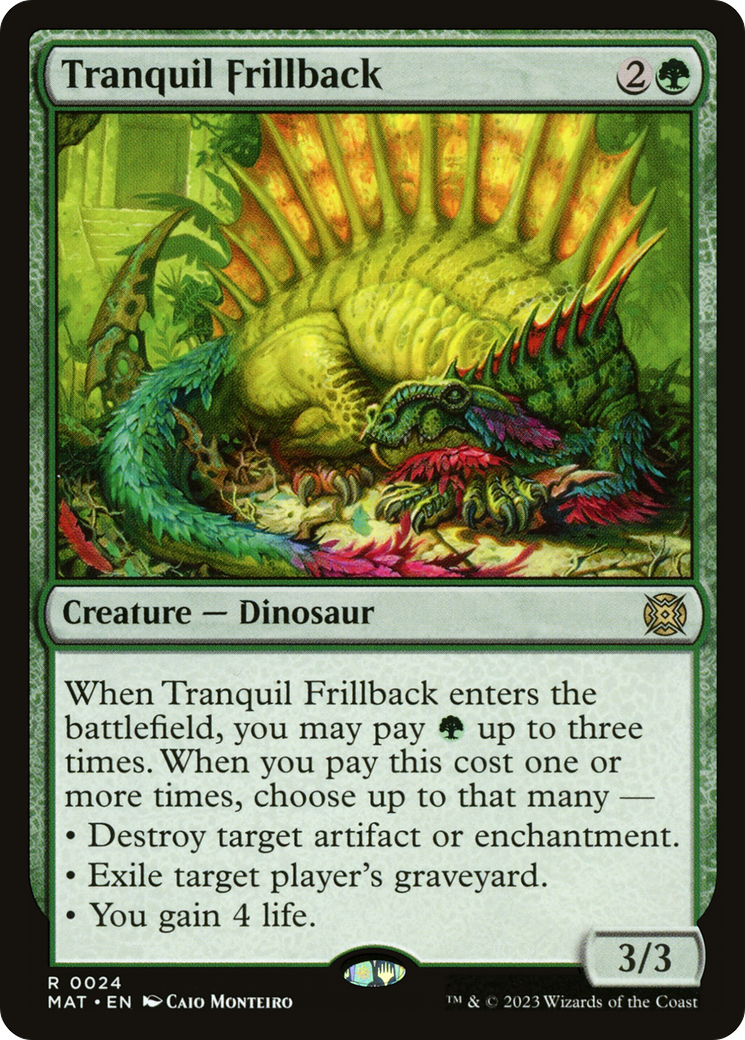 Tranquil Frillback (MAT-024) [March of the Machine: The Aftermath] MTG Single Wizards of the Coast