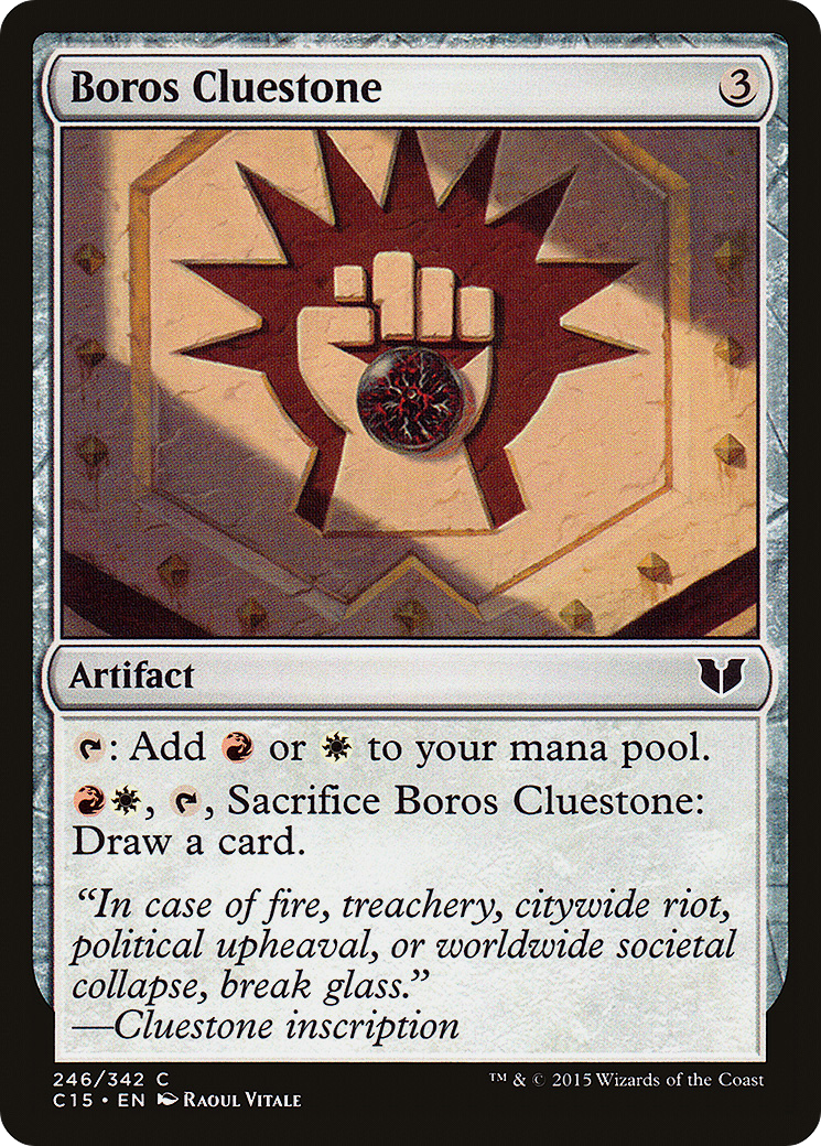 Boros Cluestone (C15-246) [Commander 2015] MTG Single Wizards of the Coast
