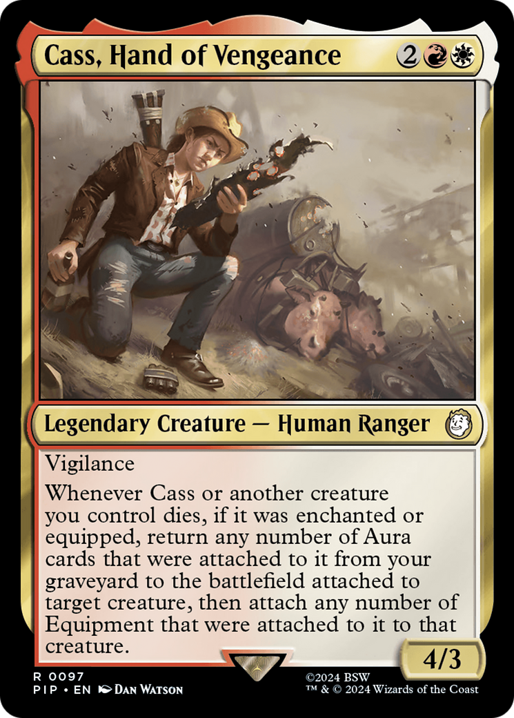 Cass, Hand of Vengeance (PIP-097) [Fallout] Foil MTG Single Wizards of the Coast